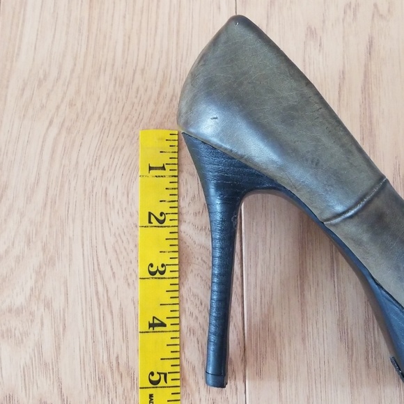 Steve Madden Luxe sz 6 L. Giana Peep Toe Pumps - Picture 5 of 8